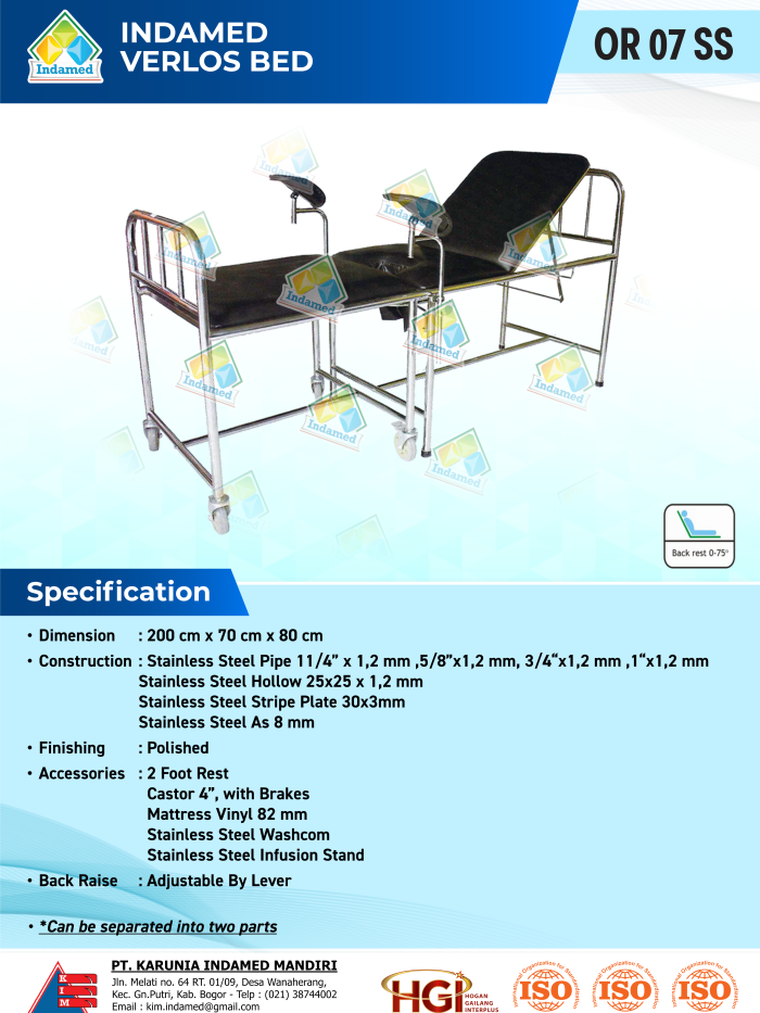 INDAMED Verlos Bed OR 07 SS