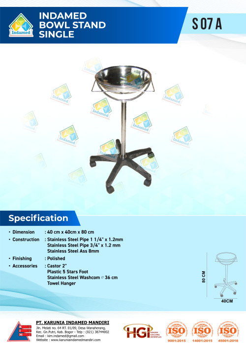 INDAMED Bowl Stand Single S 07 A