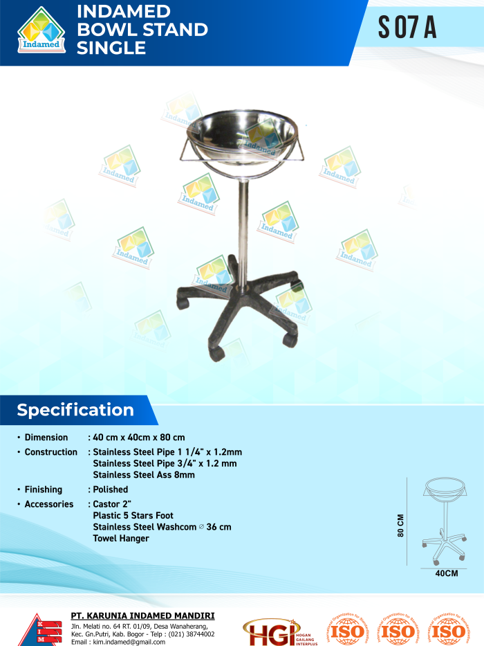 INDAMED Bowl Stand Single S 07 A